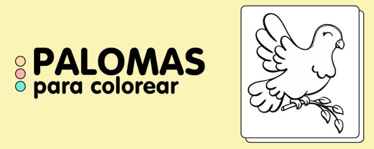 Palomas Para Colorear Descargar E Imprimir Gratis 